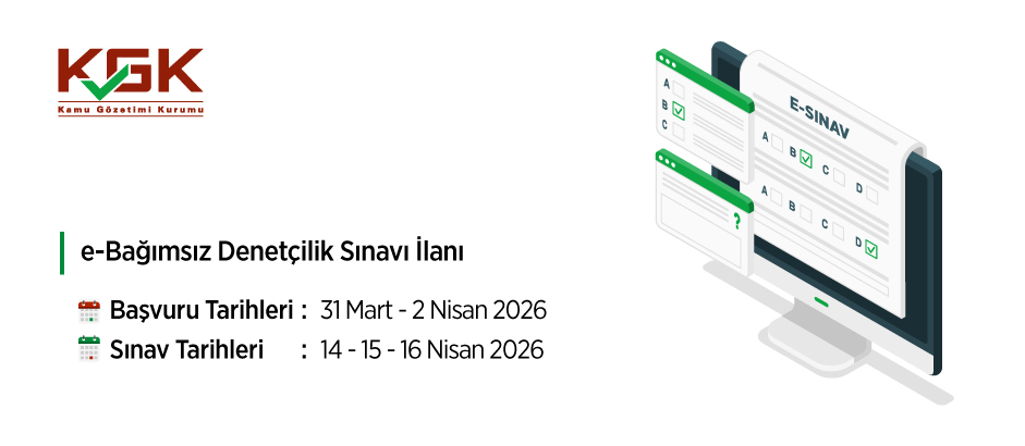 Elektronik Bağımsız Denetçilik Sınav İlanı